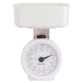 Salter Orb Mechanical Kitchen Scale White