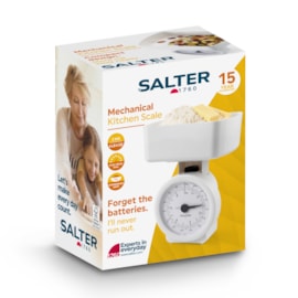 Salter Orb Mechanical Kitchen Scale White Salter Orb Mechanical Kitchen Scale White