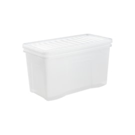 Wham Crystal Box & Lid Clear 110ltr Wham Crystal Box & Lid Clear 110ltr