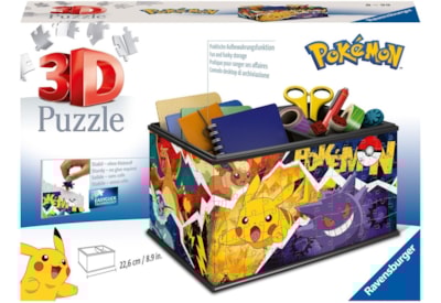 Ravensburger Pokemon Storage Box 3d Puzzle 216pc Ravensburger Pokemon Storage Box 3d Puzzle 216pc