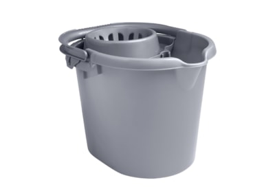 Wham Casa Mop Bucket Silver 16ltr (11585)