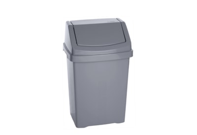 Wham Casa Swing Bin Silver 25ltr Wham Casa Swing Bin Silver 25ltr