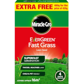 Miracle-gro Evergreen Fast Grass Seed 480g (119618)