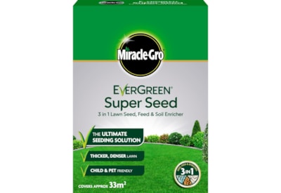 Miracle-gro Evergreen Super Seed Lawn Seed 33sqm 1kg (119666)