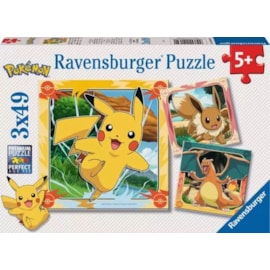 Ravensburger Pokemon 3x49psc Puzzle Ravensburger Pokemon 3x49psc Puzzle