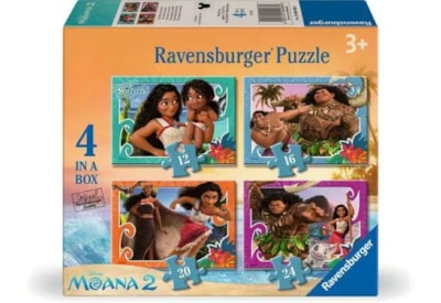 Ravensburger Moana 2 Puzzle 4 In a Box Ravensburger Moana 2 Puzzle 4 In a Box