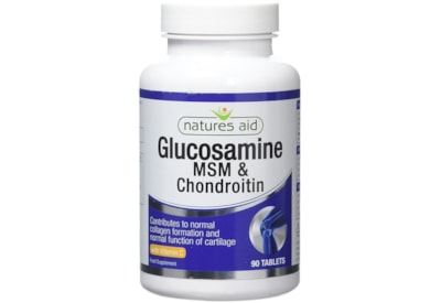 Natures Aid Naturals Aid Gluco Msm & Chondroitin 90s (120230)