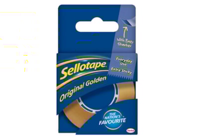 Sellotape Original Golden Tape 18Mmx25M Sellotape Original Golden Tape 18Mmx25M