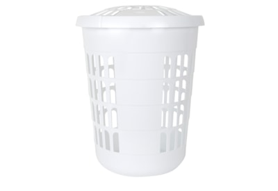 Wham Casa Deluxe Round Laundry Hamper Ice Wht Wham Casa Deluxe Round Laundry Hamper Ice Wht