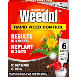 Weedol Rapid Weed Tubes 6s (121118)