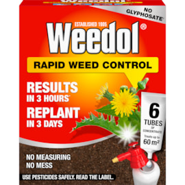 Weedol Rapid Weed Tubes 6s Weedol Rapid Weed Tubes 6s