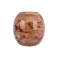 Vase Blended Sphere Glass Chocolate Brown (PT4014BR)