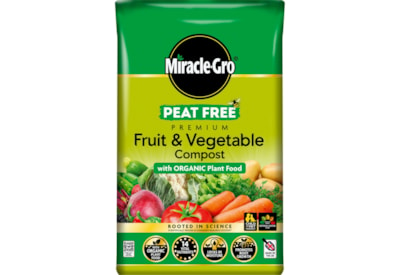 Miracle-gro Peat Free Fruit & Veg 40lt (121316)