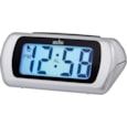 Auric Lcd Alarm Clock Silver (12340)