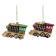 Glass Train Asstd 10.5cm Glass Train Asstd 10.5cm