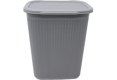 Jvl Loop Laundry Basket Grey 50ltr (13-350GY)
