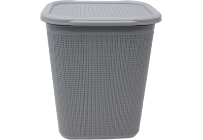 Jvl Loop Laundry Basket Grey 50ltr Jvl Loop Laundry Basket Grey 50ltr