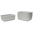 Jvl Droplette Storage Baskets Set Of 3 Jvl Droplette Storage Baskets Set Of 3