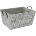 Jvl Argyle  Paper Storage Baskets With Handles (13-405)