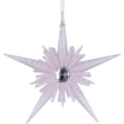 Gisela Graham Pale Pink Glitter/acrylic 5-point Star (13309)
