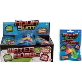 Aqua Shot 75 Water Bombs With Nozzle Aqua Shot 75 Water Bombs With Nozzle