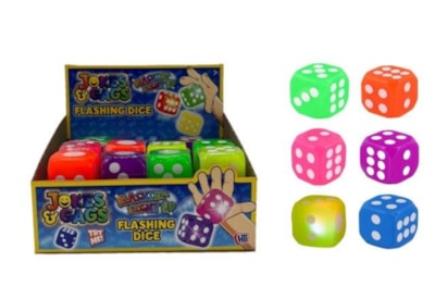 Jokes & Gags Flashing Dice Assorted Jokes & Gags Flashing Dice Assorted