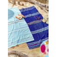 Catherine Lansfield Rainbow Beach Towels Blue Pair Catherine Lansfield Rainbow Beach Towels Blue Pair