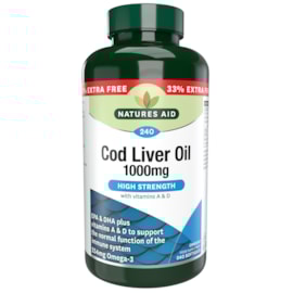 Cod Liver Oil 1000Mg 180S + 60Free
