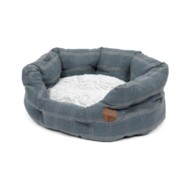 Petface Heather Tweed Oval Pet Bed Lg Petface Heather Tweed Oval Pet Bed Lg