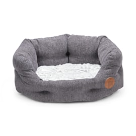 Petface Grey Slate Oval Pet Bed Sm Petface Grey Slate Oval Pet Bed Sm