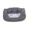 Petface Grey Slate Oval Pet Bed Med Petface Grey Slate Oval Pet Bed Med