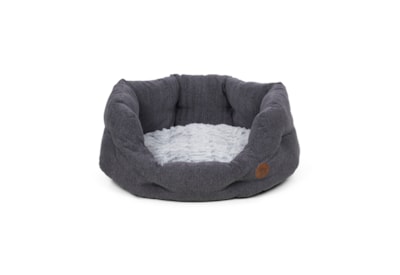 Petface Grey Slate Oval Pet Bed Lg Petface Grey Slate Oval Pet Bed Lg