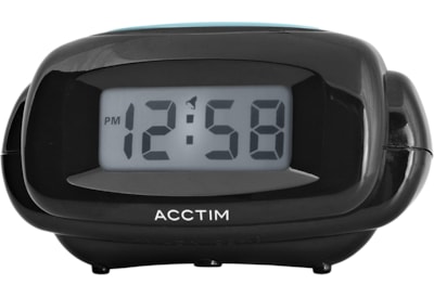 Aura Lcd Alarm Clock Black Aura Lcd Alarm Clock Black