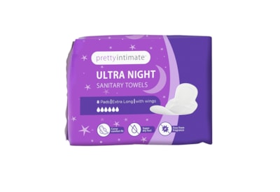 Sanitary Towels Ultra Night 8's Sanitary Towels Ultra Night 8's