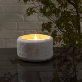 Concrete Aztec Wax Candle 14.5cm Concrete Aztec Wax Candle 14.5cm