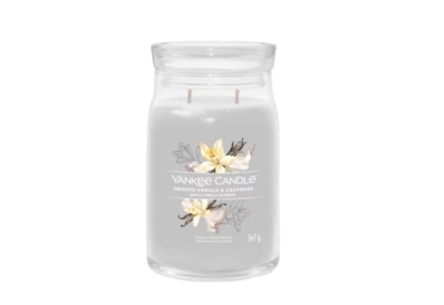 Yankee Candle Signature Jar Smoked Vanilla & Cashmere Large Yankee Candle Signature Jar Smoked Vanilla & Cashmere Large