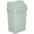 Wham Casa Swing Bin Silver Sage 50lt Wham Casa Swing Bin Silver Sage 50lt