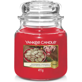 Yankee Candle Jar Peppermint Pinwheels Medium (1721036E)