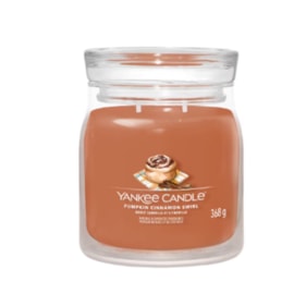 Yankee Candle Signature Jar Pumpkin Cinnamon Swirl Medium Yankee Candle Signature Jar Pumpkin Cinnamon Swirl Medium