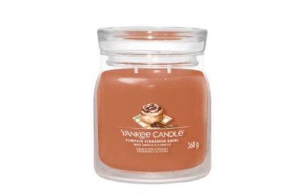 Yankee Candle Signature Jar Pumpkin Cinnamon Swirl Medium Yankee Candle Signature Jar Pumpkin Cinnamon Swirl Medium