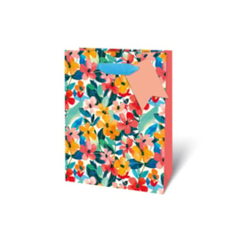Vintage Floral Gift Bag Medium