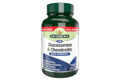 Natures Aid Glucosamine & Chondroitin 400Mg 90S + 30S Natures Aid Glucosamine & Chondroitin 400Mg 90S + 30S