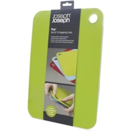 Joseph Joseph Pop Set Of 3 Chopping Mats Multicolour Joseph Joseph Pop Set Of 3 Chopping Mats Multicolour