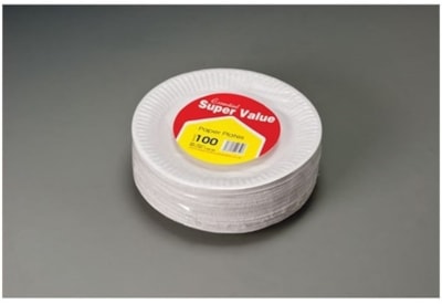 Essential Paper Plates Extra Value 18cm 100s Essential Paper Plates Extra Value 18cm 100s