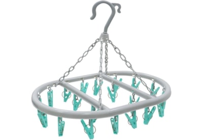 Jvl Oval Sock Dryer Grey/aqua Jvl Oval Sock Dryer Grey/aqua