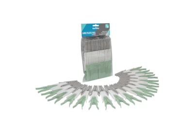 Jvl 48 Pack - Large Plastic Pegs Jvl 48 Pack - Large Plastic Pegs