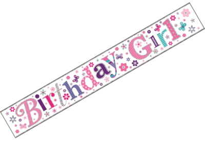 Simon Elvin Birthday Girl Banner (1WB2101)