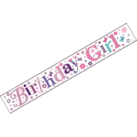 Simon Elvin Birthday Girl Banner Simon Elvin Birthday Girl Banner