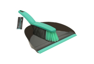 Jvl Dust Pan & Brush Set Grey Jvl Dust Pan & Brush Set Grey