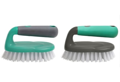 Jvl Scrubbing Brush With Handle (20-051)